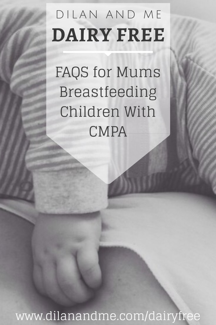 Get some answers to your first questions after a cows milk protein allergy diagnosis. If you're baby has a dairy allergy or suffers with reflux, colic, eczema etc then check out this post for some more information about breastfeeding with CMPA and support on going dairy free. Includes details on lactose intolerance, confirming CMPA and other food allergies and more. See more at dilanandme.com/dairyfree